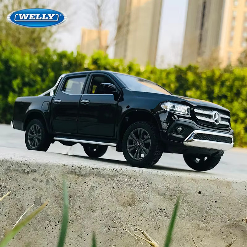 WELLY Mercedes-Benz X-Klasse Pickup, Modellauto, 1:24, Metall - Bild 1