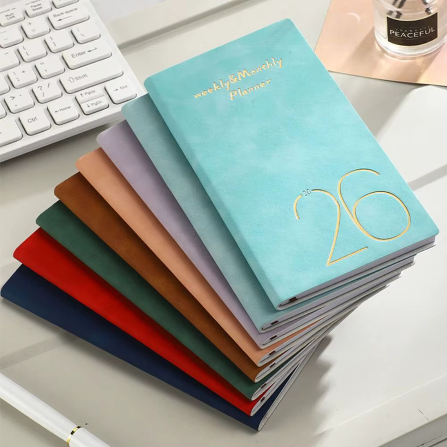 Mini A6 Agenda-Buch 2026 in Blau mit täglichem und wöchentlichem Planer sowie To-Do-Liste für Studenten und Schule - Bild 5