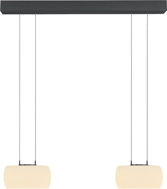 Bankamp Bold 2367 LED-Pendelleuchte 2-flammig in Anthrazit matt mit dim2warm Technologie - Bild 1
