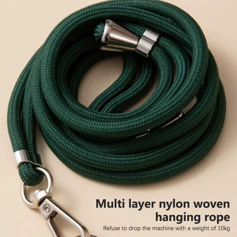 DYM Crossbody Lanyard Universal Handy-Halskette mit Clip und Anti-Verlust-Funktion in Blau oder Grün - Bild 2