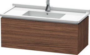 Duravit L-Cube Waschtischunterschrank wandhängend, Braun, B: 102 cm, T: 46,9 cm, H: 40,8 cm - Bild 1