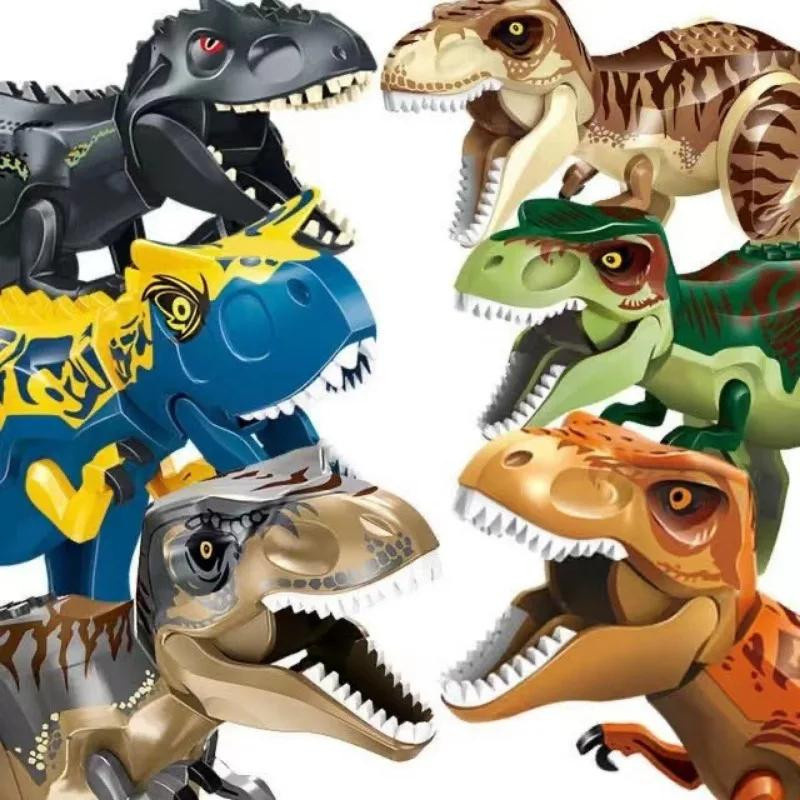 Yiran bag Jurassic World Dinosaurier Bausteine Velociraptor T-Rex Triceratops Indominus Rex Spielzeug 3-6Y - Bild 3
