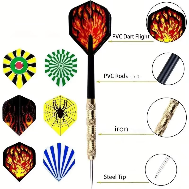Yernea Dart-Set, 18-teiliges Set, Metall, Bunt / Mehrfarbig - Bild 2