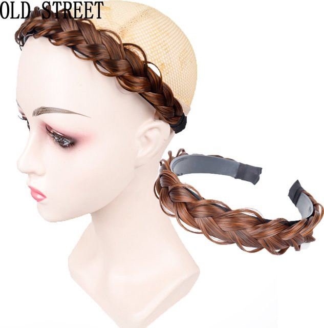 OLD STREET Twist Braid Perücke mit Stirnband, Damen - Bild 1