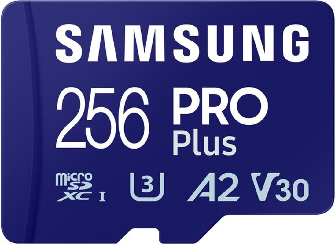 Samsung PRO Plus microSDXC Speicherkarte 256 GB Blau V30 A2 - Bild 2