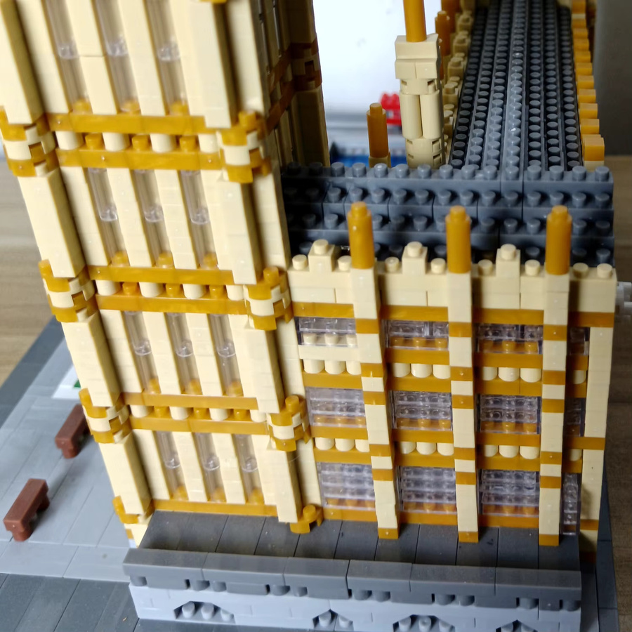 Doubuilt Big Ben Retro-Baustein-Set, Uhrturm-Modell, Lernspielzeug - Bild 3