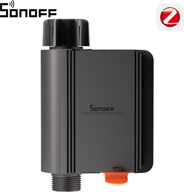 SONOFF SWV Zigbee 3.0 Smart-Wasserventil IP55 Sprinklersteuerung für die Hausbewässerung kompatibel mit eWeLink Alexa und Google - Bild 1