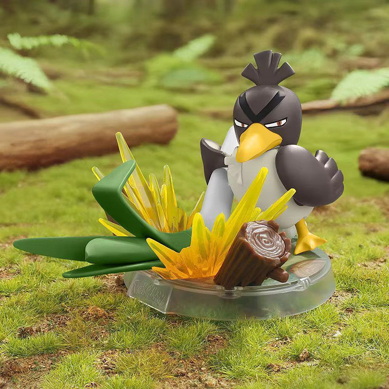 BLOKEES Pokémon 03 Piplup Corphish Fuecoco Farfetch'd Machop, Zusammengebautes bewegliches Modellspielzeug, Classic Edition - Bild 2