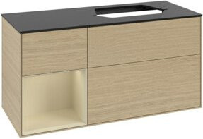 V&B Waschtischunterschrank Finion in Grau lackiert, Breite: 120 cm, Tiefe: 50,1 cm, Höhe: 50,1 cm - Bild 1