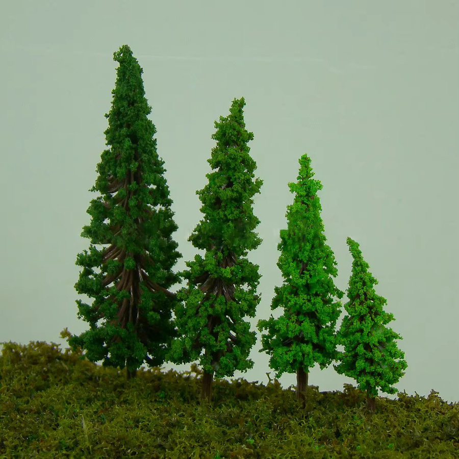 Modell Bäume, 1:100, 40-teiliges Set, für Eisenbahn Diorama - Bild 3