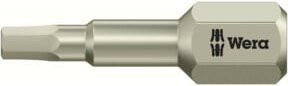 Wera 3840/1 TS 6KT-Bits aus Edelstahl in Silber, Schlüsselweite 7/64 Zoll, Länge 25 mm - Bild 1