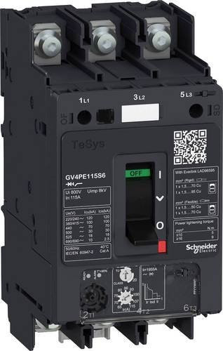 Schneider Electric GV4PE115S6 Motorschutzschalter in Schwarz - Bild 1