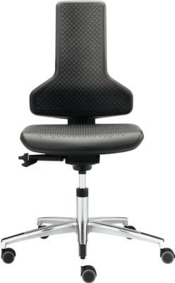 Dauphin Drehstuhl Tec Profile in Schwarz mit Kunstleder und Sitzhöhentenverstellung für Home-Office und Profis - Bild 1