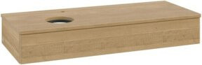 V&B Waschtischunterschrank Antao mit Beleuchtung, Farbe Eiche Honig, B/T/H: 120 x 50 x 19 cm - Bild 1