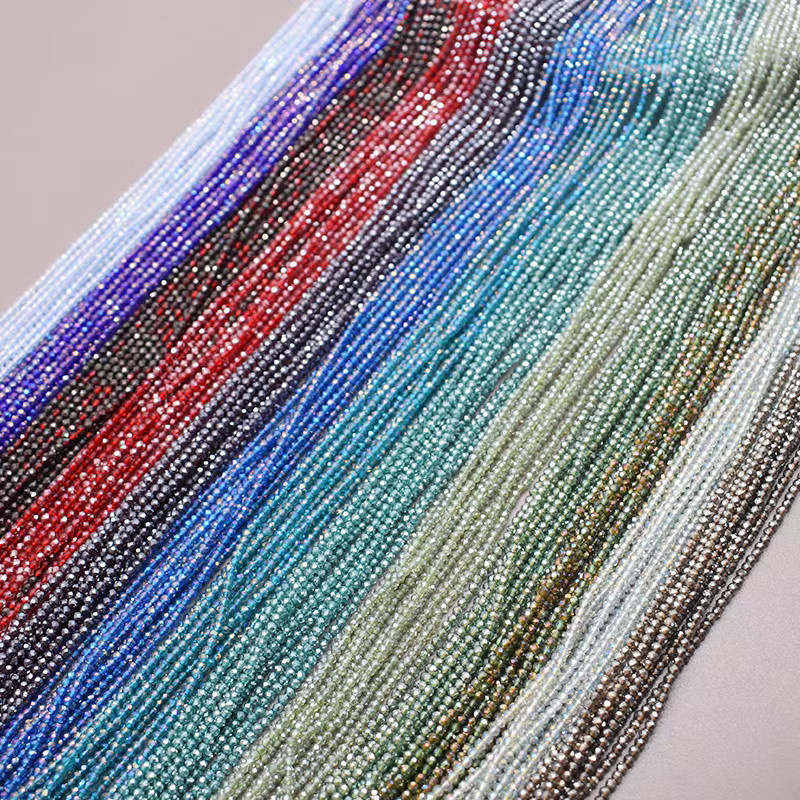 YanQi Glasperlen, facettiert, 2 mm, Damen - Bild 2
