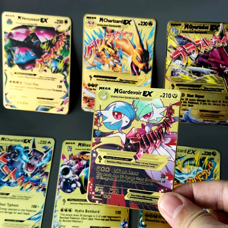 TAKARA TOMY Pokémon Metall-Sammelkarten, Bunt / Mehrfarbig - Bild 4