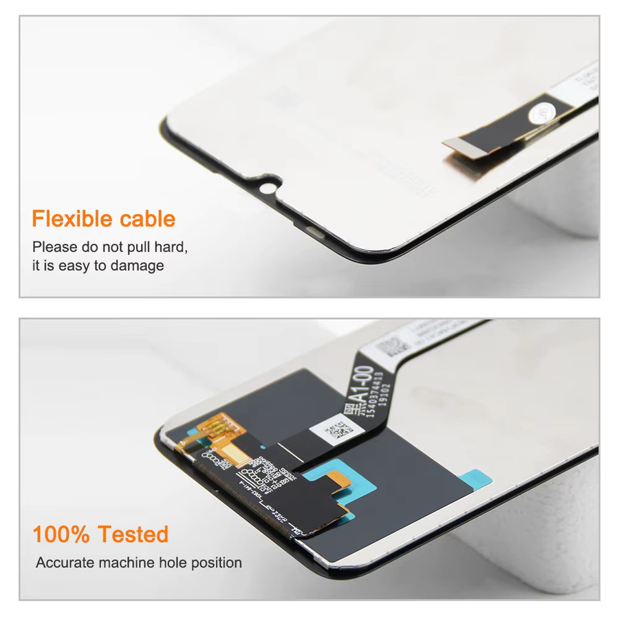 Xiaomi Redmi Note 7 LCD-Display Touchscreen Ersatz in Schwarz, 6,3 Zoll, für Redmi Note 7 Pro m1901f7g m1901f7h - Bild 5
