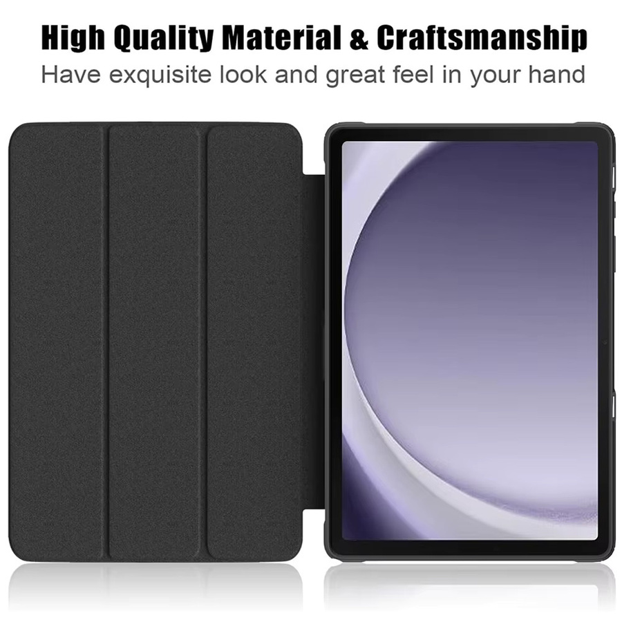Minimalistische matte Acryl-Tablet-Hülle für Samsung Galaxy Tab A9 SM-X110, Tab A9 X115, Tab A11 SM-X135, Tab A11 X133 in Schwarz oder Weiß - Bild 4