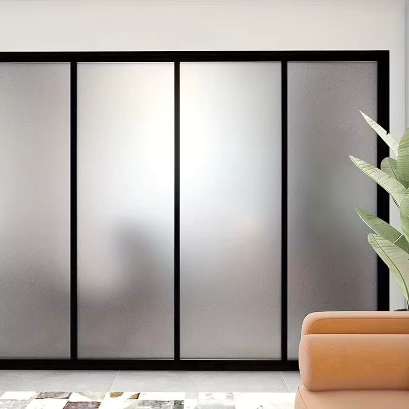 BUNPIG Sichtschutz-Fensterfolie mattiert, transparent, selbstklebend, rechteckig - Bild 3