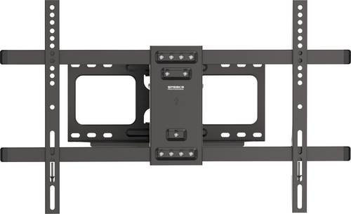 SpeaKa Professional SP-TVM-1900 TV-Wandhalterung in Schwarz, neigbar und schwenkbar, outdoortauglich für 94,0 cm bis 218,4 cm Fernseher