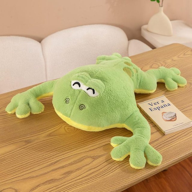 Binchi Fitness Frosch-Plüschkissen, Plüschtier, 60cm, ab 14 Jahren - Bild 1