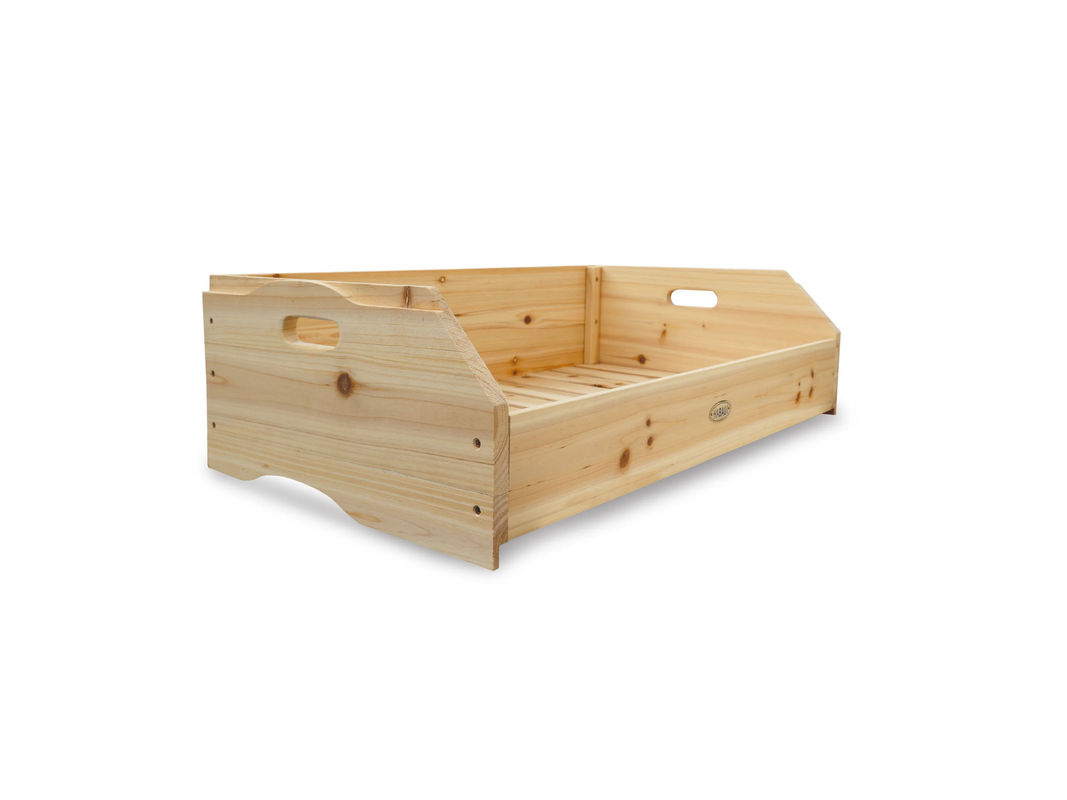 HABAU Holz Stapelkiste Maxi 3er Set braun B/T/H: 59 x 38 x 18 cm - Bild 3