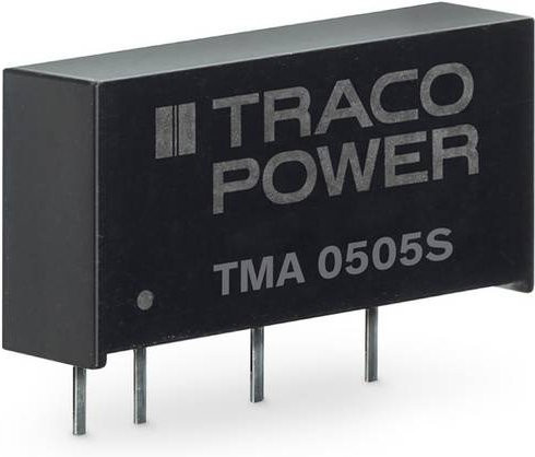 TracoPower TMA 1512S DC/DC-Wandler Print 15 V/DC zu 12 V/DC 80mA 1W Schwarz - Bild 1