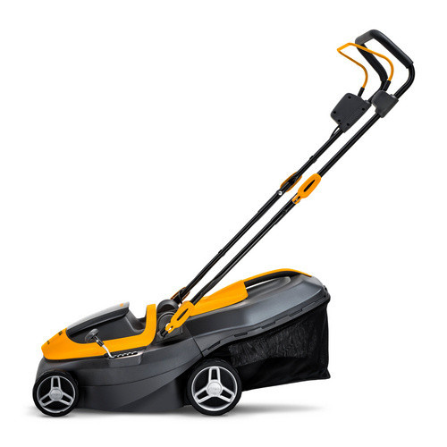 STIGA Akku-Rasenmäher 100 mit Trimmer, 20 V, Gelb/Schwarz, Schnittbreite: 34 cm, inklusive 2 Akkus, Ladegerät und Fangkorb - Bild 2