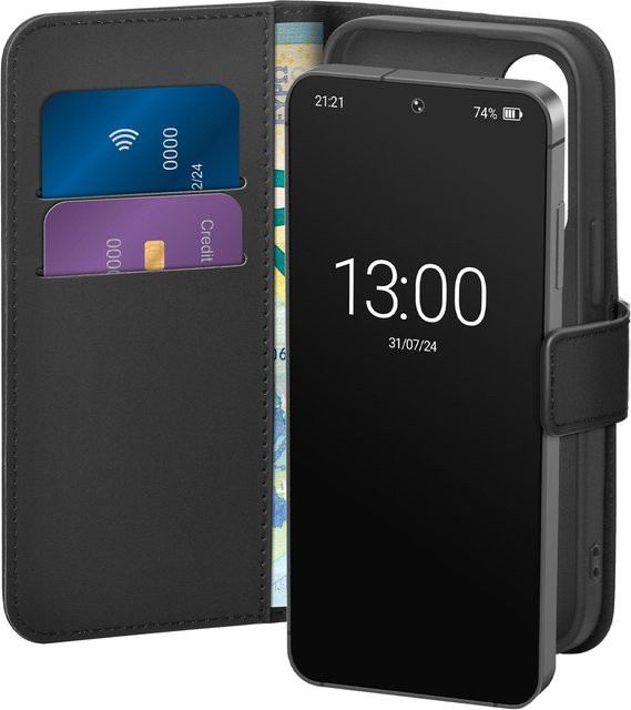 SBS Wallet Stand Case Handyhülle für Samsung Galaxy S26 in Schwarz - Bild 1