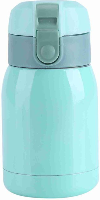 DIYelecs Mini Edelstahl Thermobecher Doppelwandig Vakuumisoliert, Blau, 200 ml - Bild 1