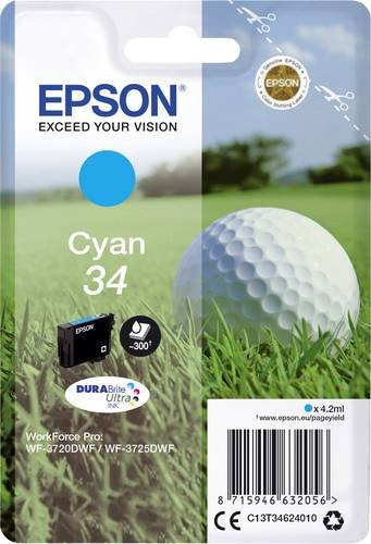 Epson Original T3462 Druckerpatrone Cyan für WorkForce Pro Serie - Bild 1