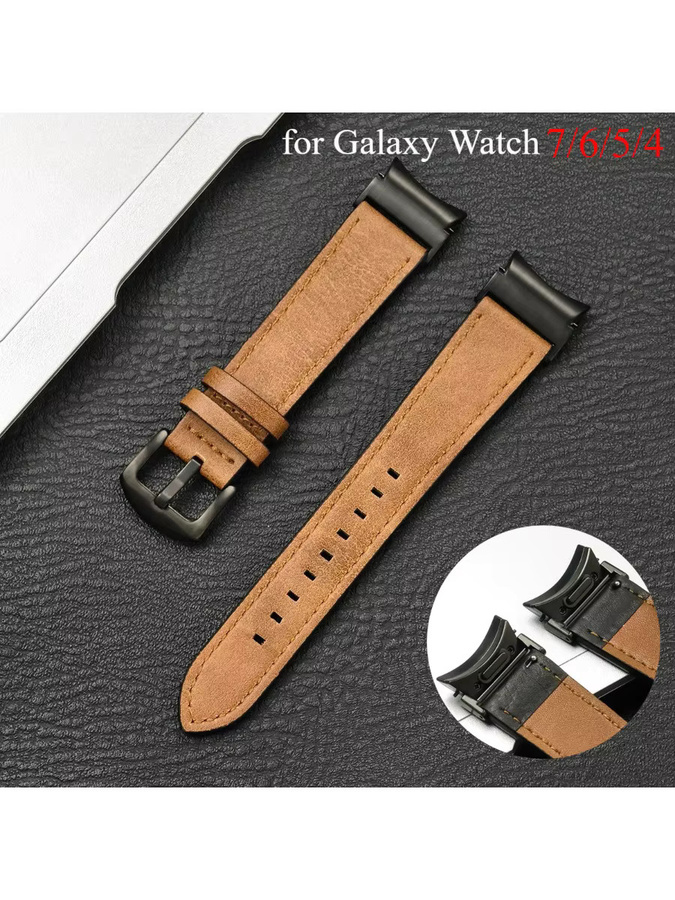 No Gaps Uhrenarmband Leder, Unisex - Bild 5