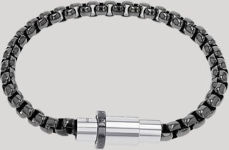 Joop! Armband mit Anhänger, Edelstahl, Silber, Herren - Bild 1