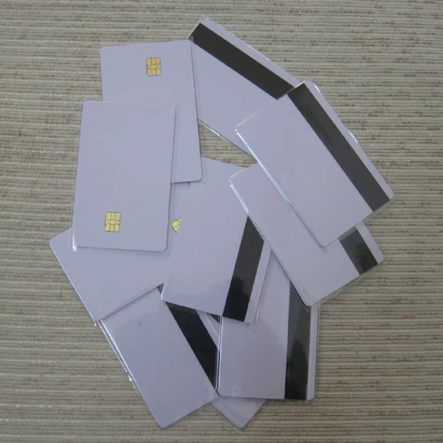 Sle4442 Smart IC leere PVC-Karte mit 2750 OE Hi-Co-Magnetstreifen in Weiß für Standard-Tintenstrahldrucker - Bild 5