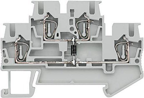 Siemens Doppelstock-Diodenklemme 8WH20205DF00 grau 50 Stück - Bild 1