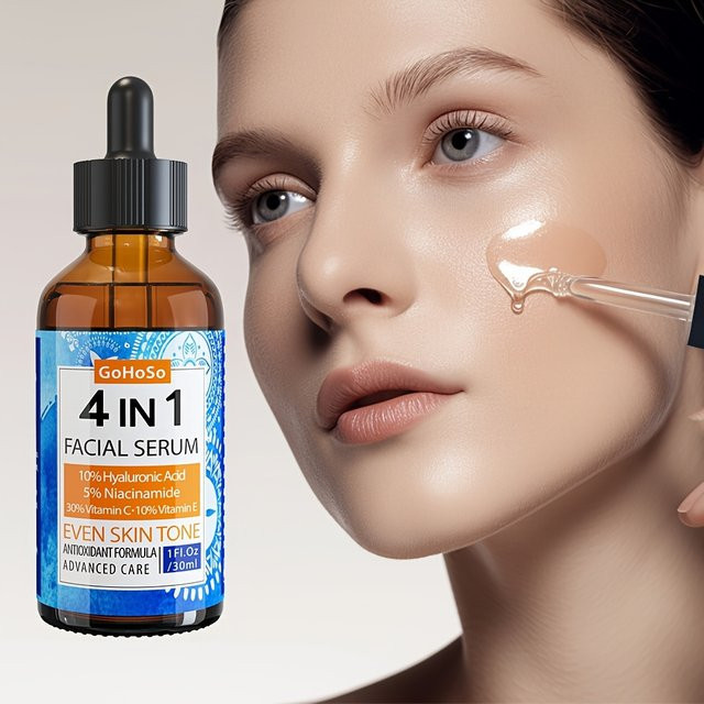ENVISHA Gesicht Serum, Hyaluronsäure, Niacinamid, Vitamin C, Unisex - Bild 1