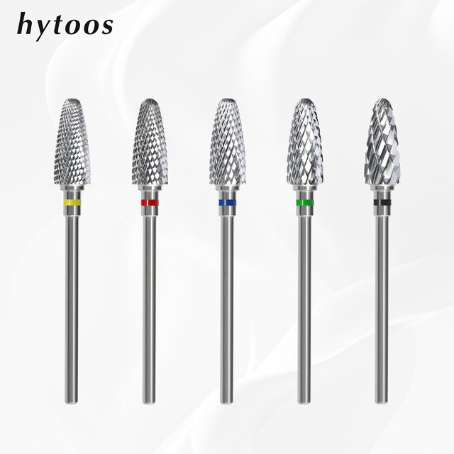 HYTOOS Kugel Hartmetall Nagel Bohrer Bits, Unisex - Bild 1