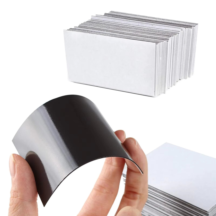 20 Stück flexible selbstklebende Magnetplatten für DIY-Projekte, Maße: 5,08 x 8,89 cm - Bild 5