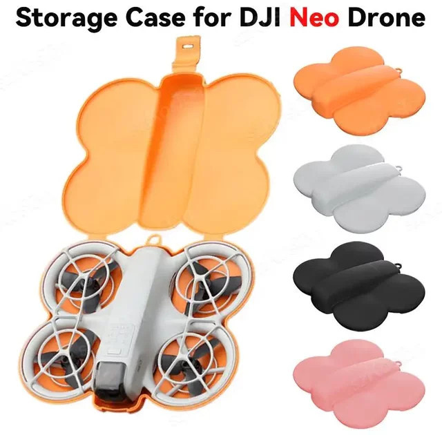 DJI Neo Antikollisions-Schutzhülle für DJI Neo Butterfly, schwarze Reise-Aufbewahrungshülle aus Kunststoff - Bild 1