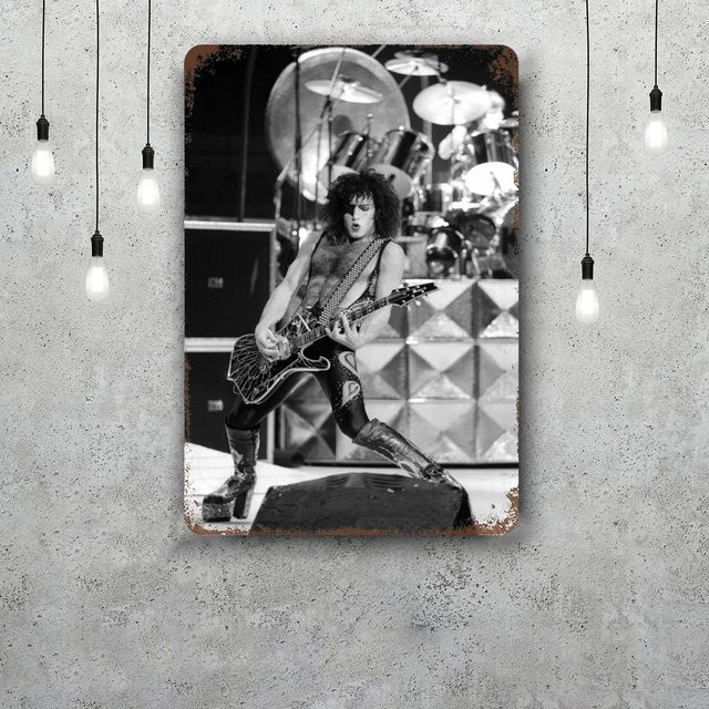 Thin Lizzy Band Vintage Blechschild XIXI WALL DESIGN Metallschild Wanddeko Retro Poster Breite: 30 cm, Höhe: 40 cm - Bild 1