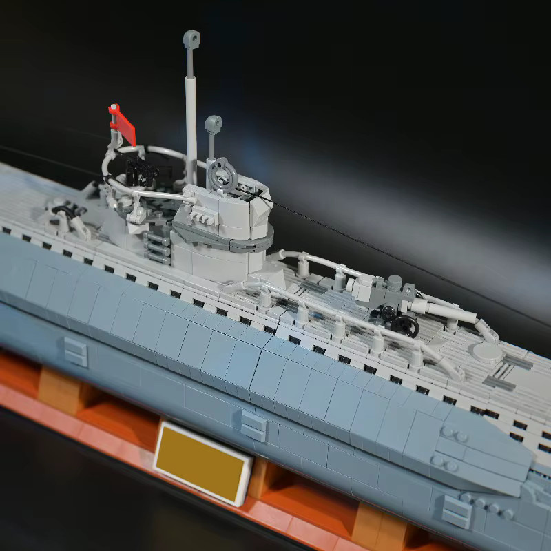 barweer WW2 Military Technische VIIC U-552 U-boot, Klemmbausteine, 6112 Teile - Bild 2