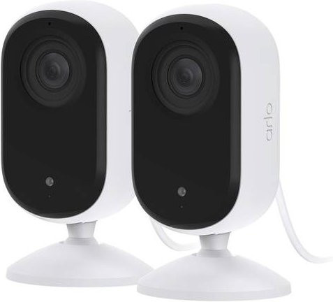 Arlo Essential 2K Indoor Kamera 2er-Pack VMC3260-100EUS WLAN IP-Überwachungskamera-Set - Bild 1