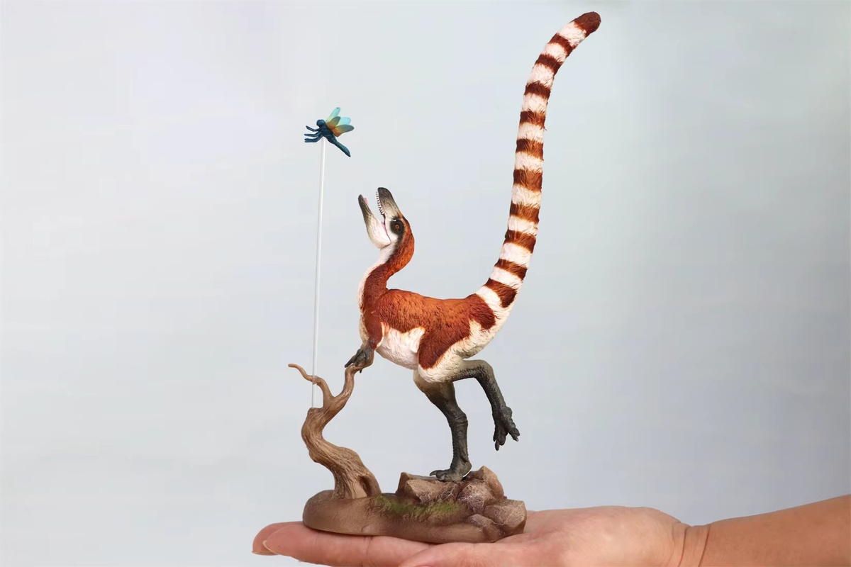 TNG Sinosauropteryx Modell, Dinosaurier Figur, Mehrfarbig - Bild 3