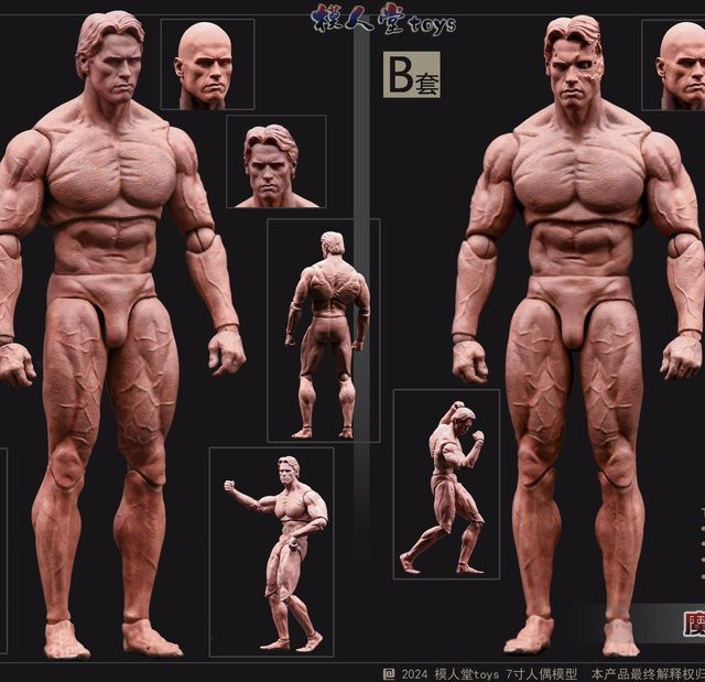 Luo Jiujiu Devil Muscle Man Actionfigur, 1:12, Einzelfigur, Fantasy - Bild 1