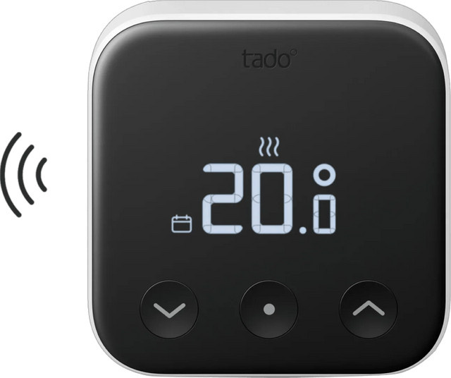 Tado Kabelloser Temperatursensor X Erweiterung in Schwarz mit App-Steuerung - Bild 1