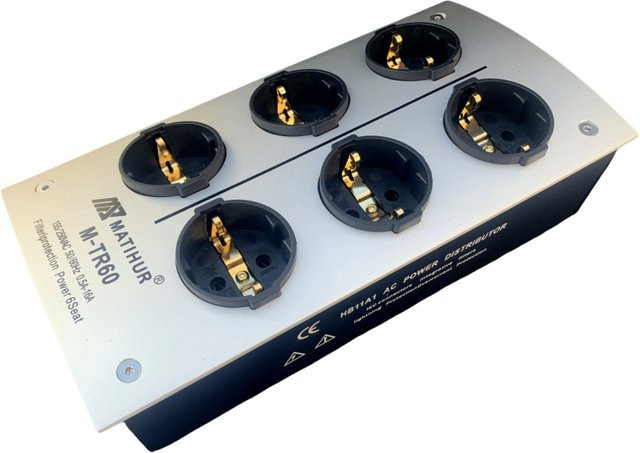 MATIHUR M-TR60 HiFi AC Power Filter mit Rauschunterdrückung und Überspannungsschutz für Audio-Verstärker, EU-Stecker - Bild 1