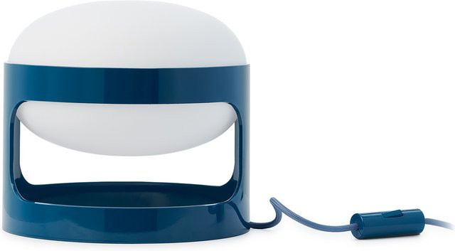 Kartell Kd28 Tischleuchte in Blau mit LED und Dom-Design - Bild 1