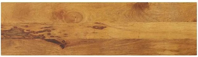vidaXL Tischplatte aus Massivholz Mango in Braun, Rechteckig, B/T/H: 100 x 30 x 3,8 cm - Bild 1