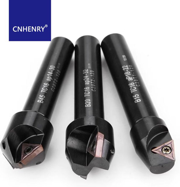 CNHENRY Fasenwerkzeughalter TC09 TC11 TC16 B30 B45 B60 für TCMT-Einsatz in Schwarz - Bild 1