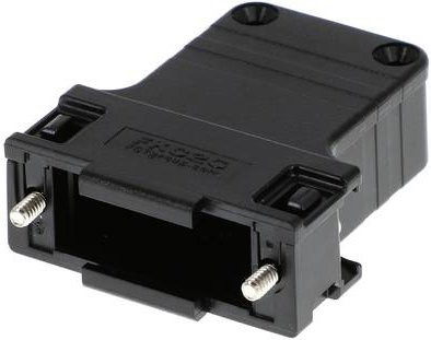 Molex D-SUB Gehäuse aus Kunststoff in Schwarz mit 180° Anschluss - Bild 1